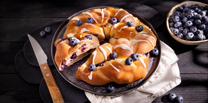 Recept blauwe bessen paasstol