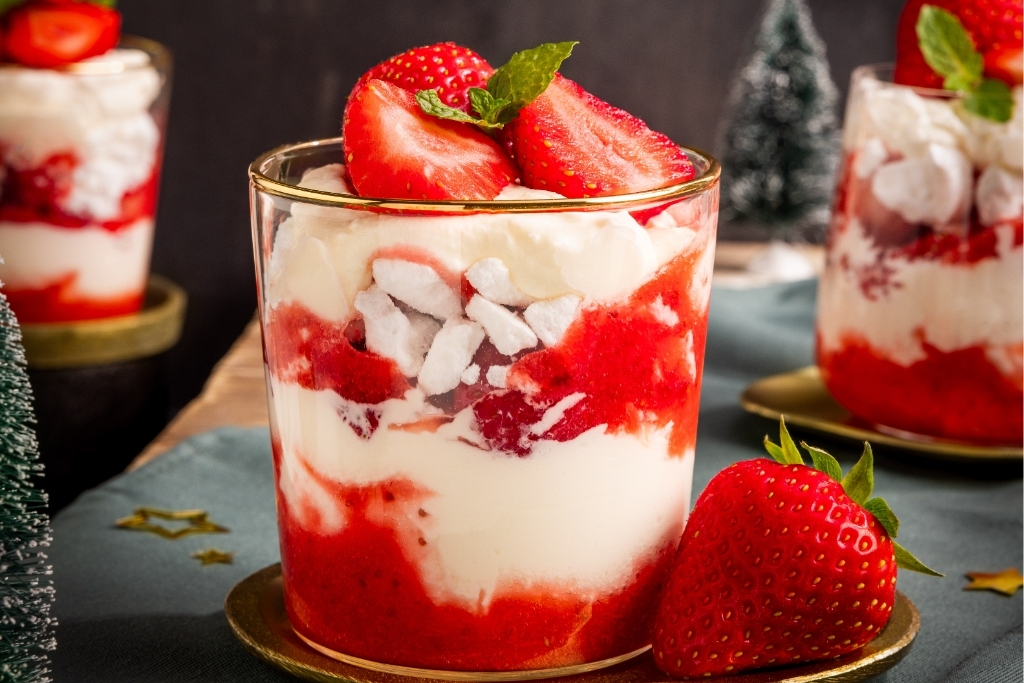 Zelf maken eton mess met aardbeien